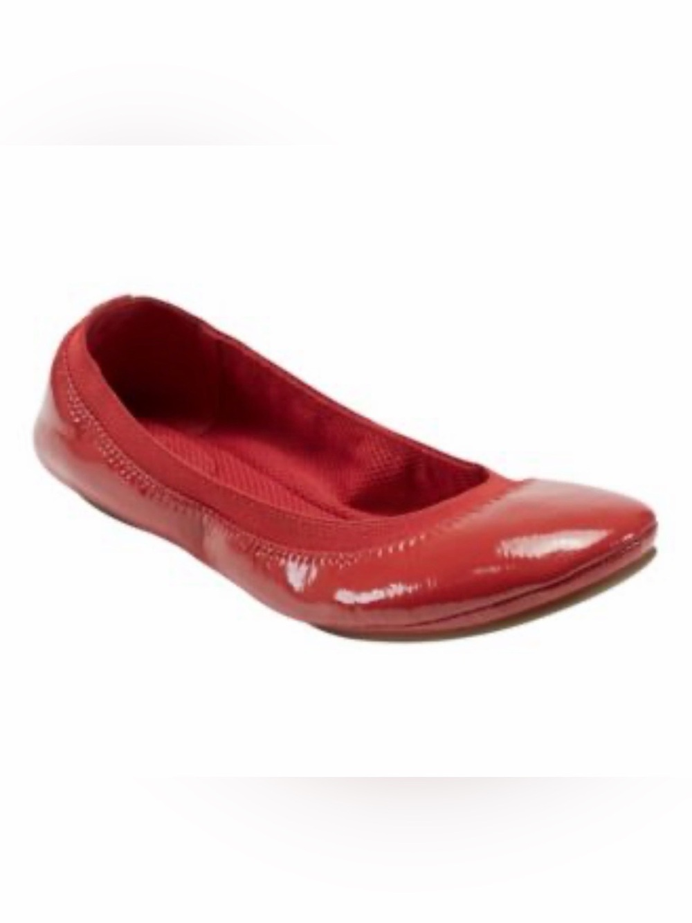 Bandolino Women's Red Patent Ballet Flat